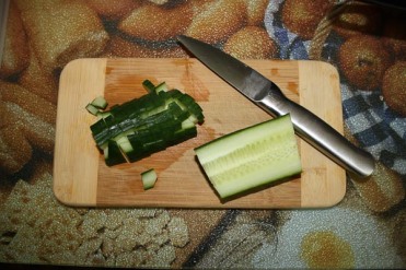 Diced English Cucumber