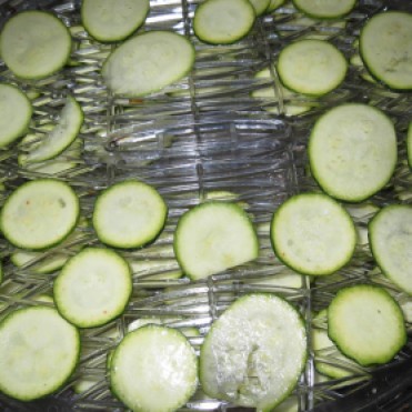Sliced Zucchini for Chips